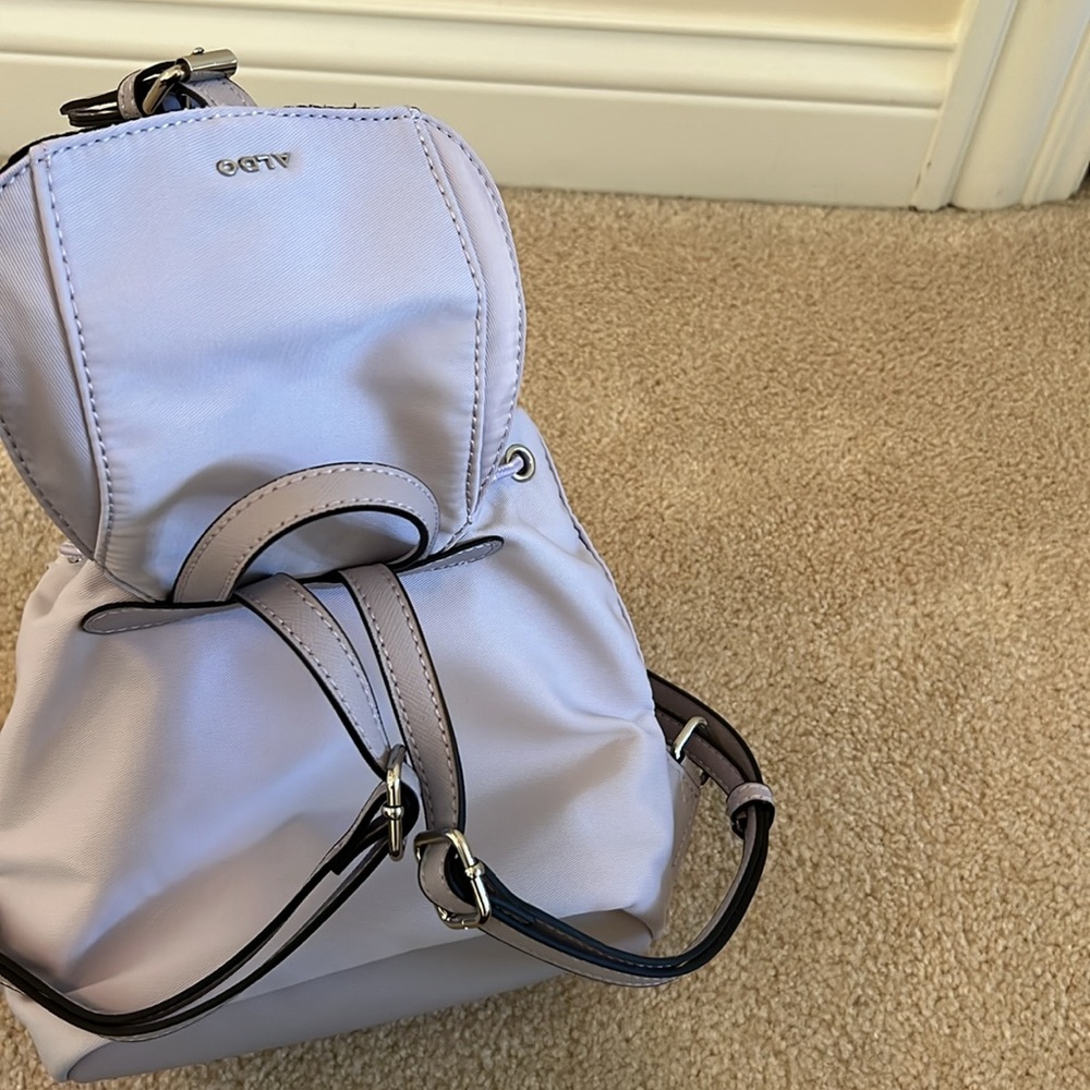 Aldo Lavender Mini Backpack NWOT - Picture 5 of 7